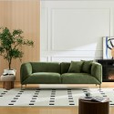 WKS2G Green sofa can be placed in the studio, living room, attic multiple scenes, style modern simple fashion, size 89.37* 35.43* high 28.74 inches 